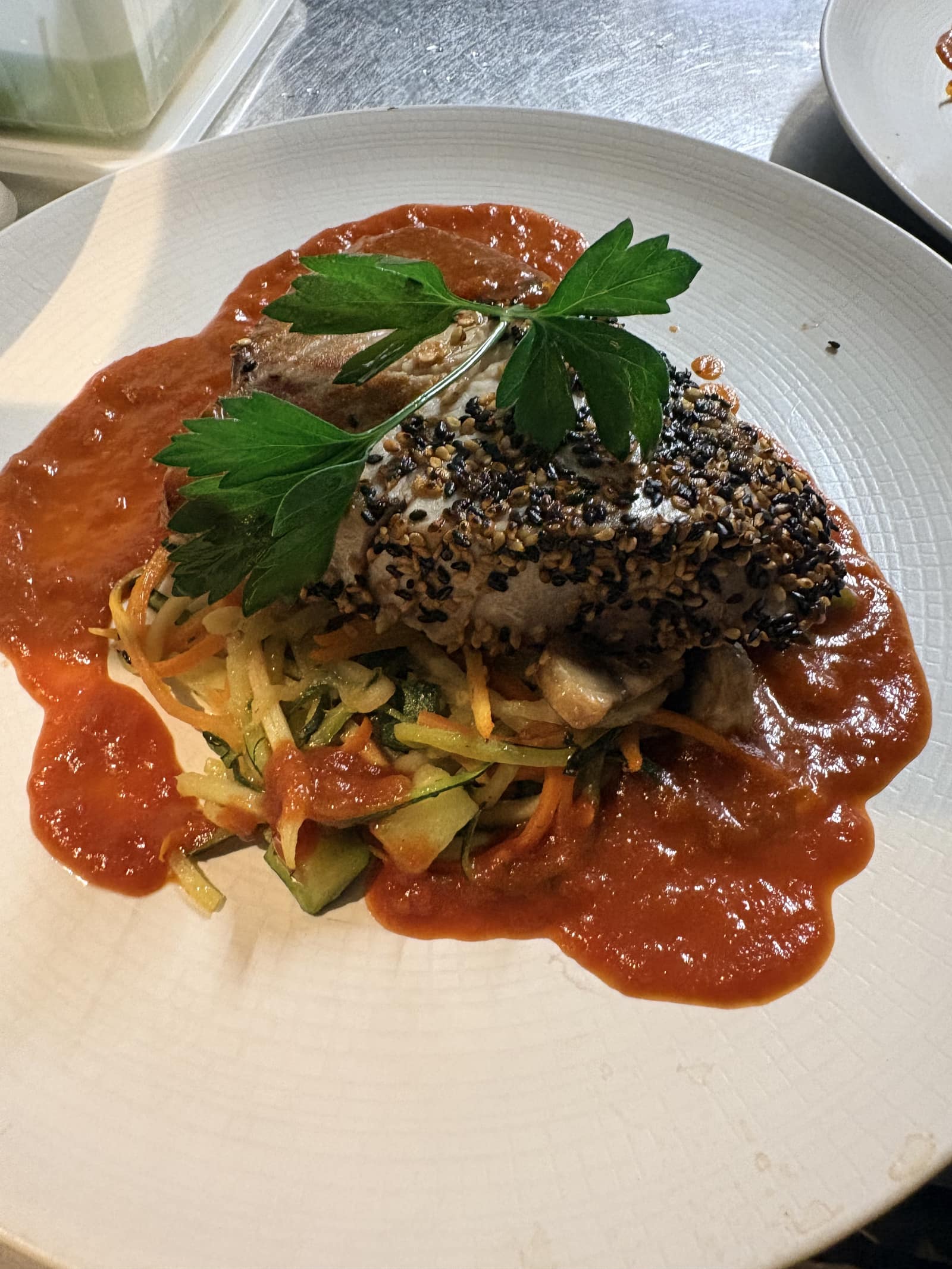Un plat signature du restaurant Oscar