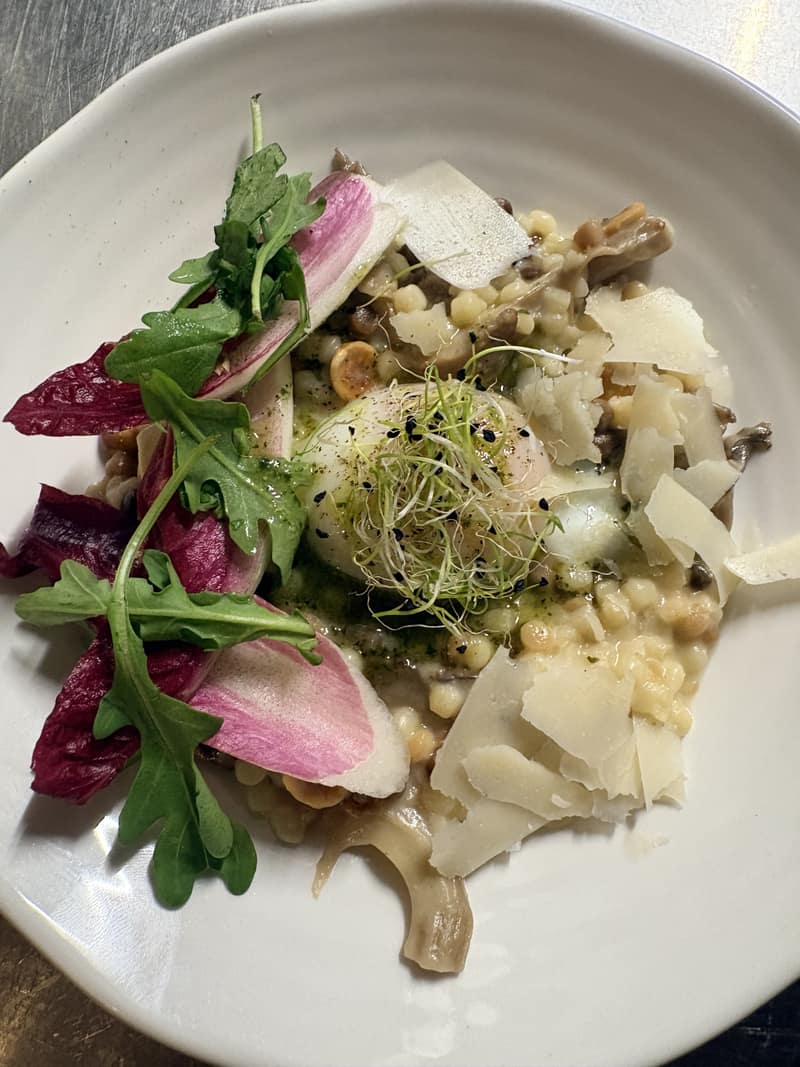 Coquisotto à la crème de truffe